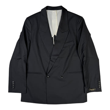 Relaxed Double Breasted Blazer Wolf Grey