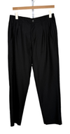 Collins Trouser Black Portuguese Wool Blend