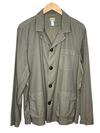 Lars Overshirt Green Stripe