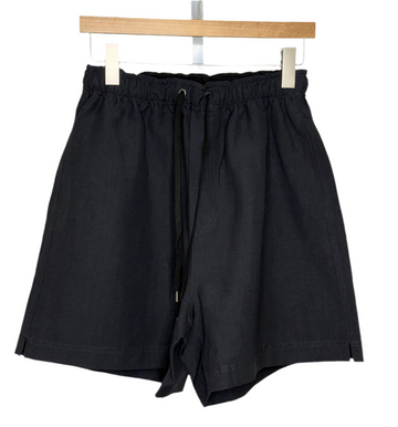 Starboard Navy Shorts Antique Wool Linen