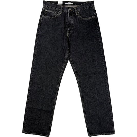 Loose Cut Black Stone Denim