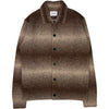 Alfie Polo Cardigan Camel Stripe