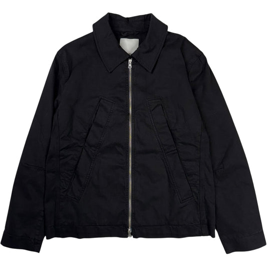 Repitition Jacket Garment Dyed Cotton Lyocell Black