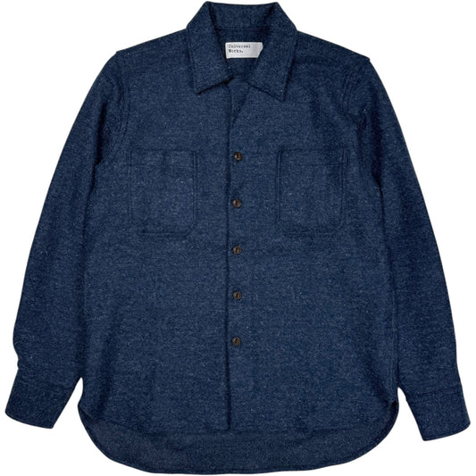 Navy Dam Marl Work Shirt