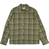 Logan Ombre LS Shirt Checkered Green