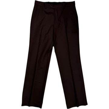 Show Trouser Brown Twill Wool Blend