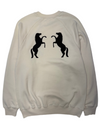 Cunha Logo Sweatshirt Wild Horses Off White