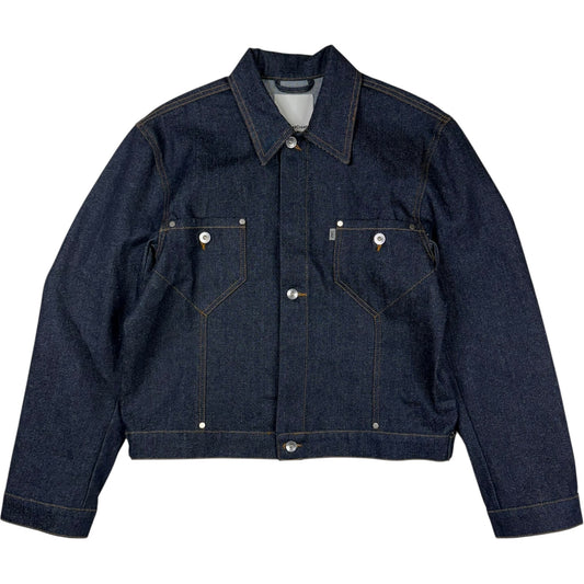Loft Jacket Indigo 12.5oz Recycled Cotton Raw Denim
