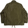 Silk Poly Coach Jacket Olive
