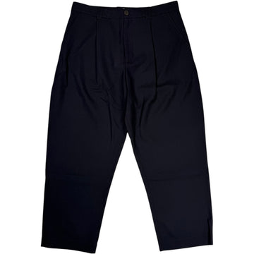Tuck Trouser Heritage Wool Darkest Navy