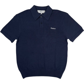 Cotton Knit Polo Navy
