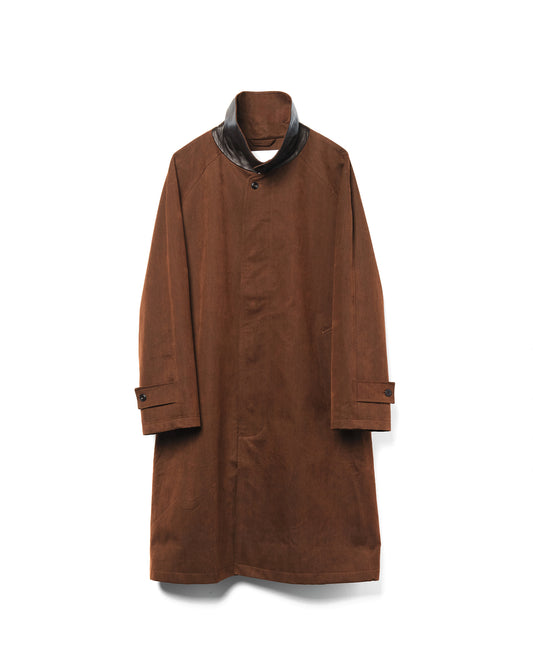 Westminster Overcoat Cotton Bark Brown