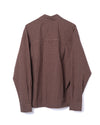 Dennis Shirt Cotton Chocolate Carrot Check