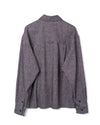 Dennis Shirt Linen Silk Speckled Black