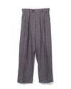 Silas Trouser Linen Silk Speckled Black