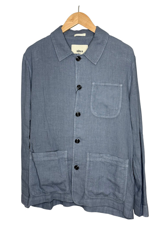 Constantin Overshirt Garment Dyed Light Blue