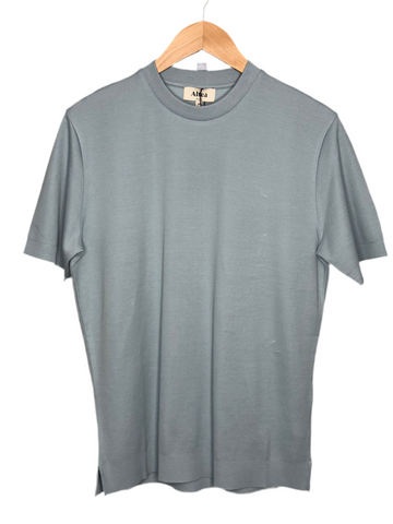 Cecil T-Shirt Cotton Pique Sky Blue