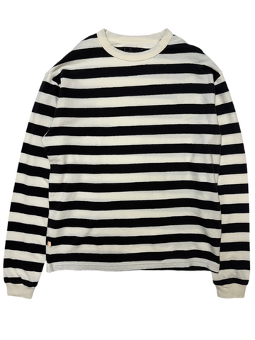 Feijo Long Sleeve T-Shirt Black Sand Stripes