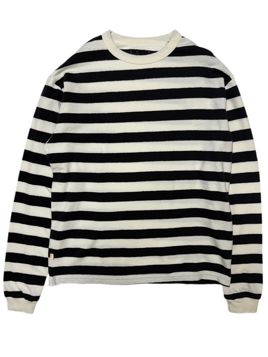 Feijo Long Sleeve T-Shirt Black Sand Stripes