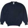 Cashmere Rib Stitch Sweater Navy