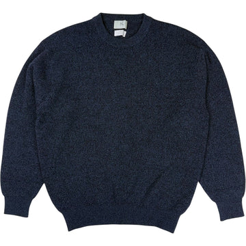 Cashmere Rib Stitch Sweater Navy