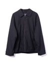 Zip Up Jacket Cotton Wool Charcoal