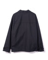 Zip Up Jacket Cotton Wool Charcoal