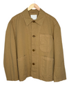 Construction Jacket Sand Cotton Linen