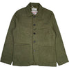 Green Harris Tweed Plaid Bakers Jacket