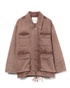 Cyrus Field Jacket Cotton Washed Brown