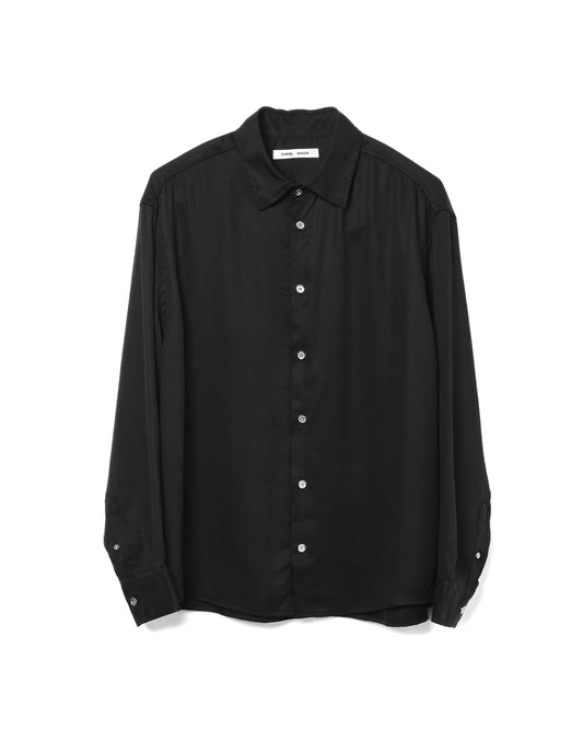 Caine Shirt Tencel Black