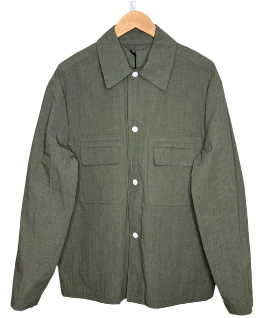Aabrusco Raincoat Ripstop Snap Buttons Green