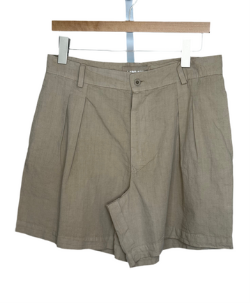 Gallo Short Prato Khaki Cotton Linen