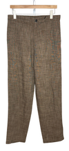 Canasta Trousers Noce Brown Linen Viscose