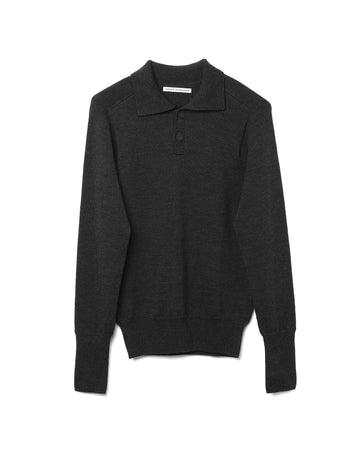 Sark Polo Merino Coal