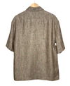 Donde Short Sleeve Pocket Shirt Brown Linen