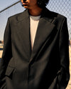 Amare Blazer Fine Black Wool