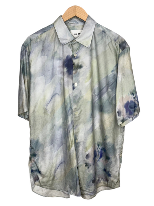 Freddy Short Sleeve No Pocket Blue Print