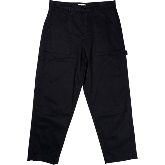 Painter Trouser Black Cotton Lyocell