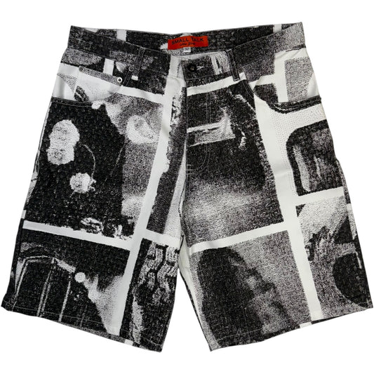 Auto Print Jean Short