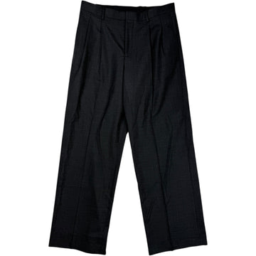 Wide Pleated Trouser Antracite