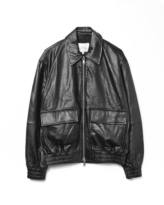 Piston Jacket Leather Black