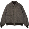 Flight Jacket Wool Herringbone
