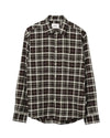 Deon Shirt Cotton Wine Check