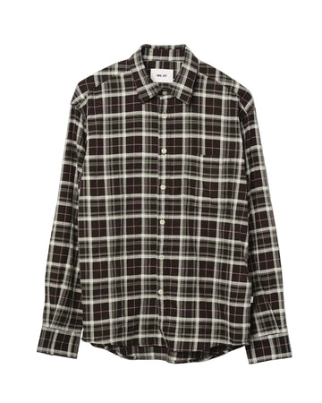 Deon Shirt Cotton Wine Check