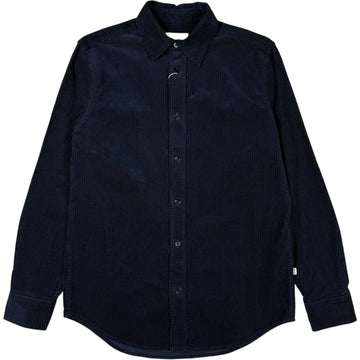 Colby Corduroy Shirt Navy Blue