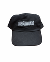 Metal Logo 5 Panel Hat Black