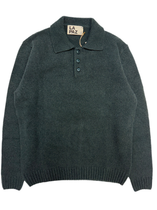 Eca Polo Knit Dark Green