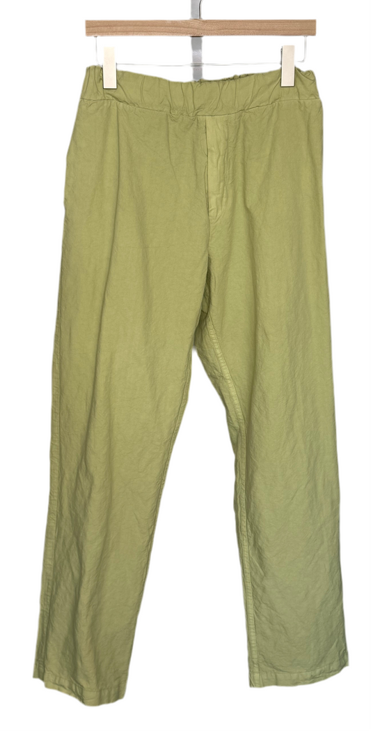 Randa Metallo Pant Pistachio Cotton Linen