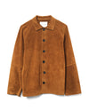 Bowe Suede Overshirt Mustard